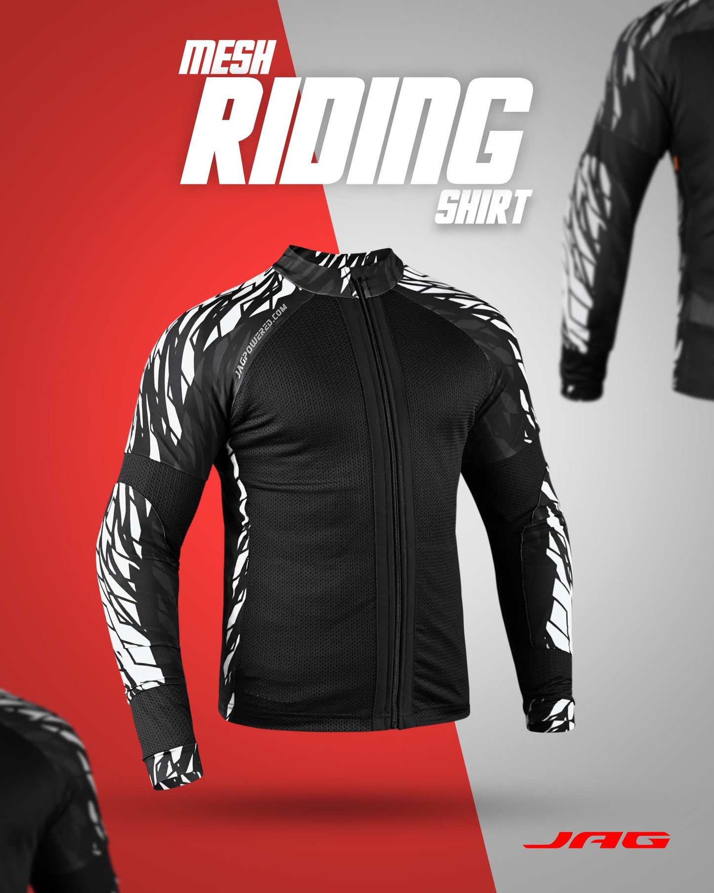 Camiseta de moto JAG | Protección con certificación CE