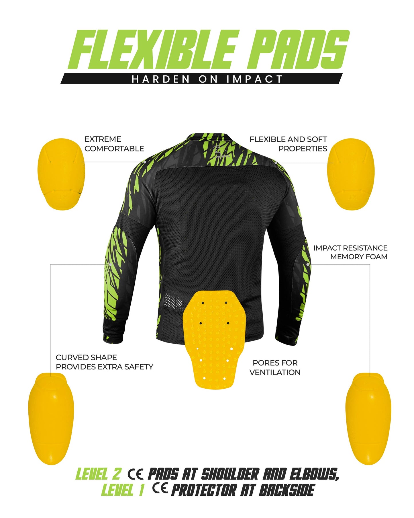 Camiseta de moto JAG | Protección con certificación CE