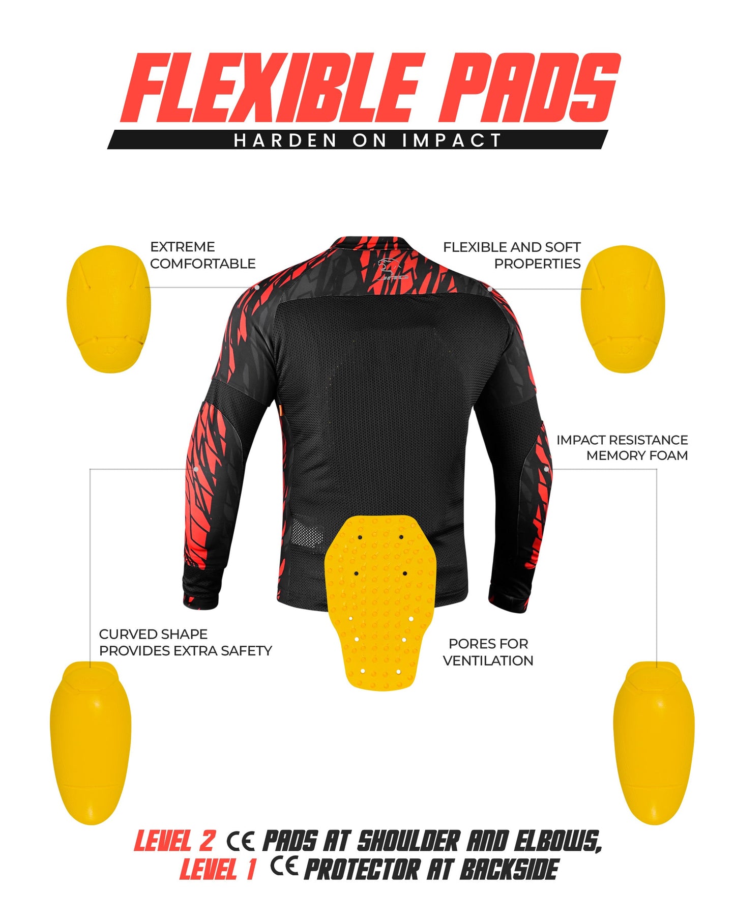 Camiseta de moto JAG | Protección con certificación CE