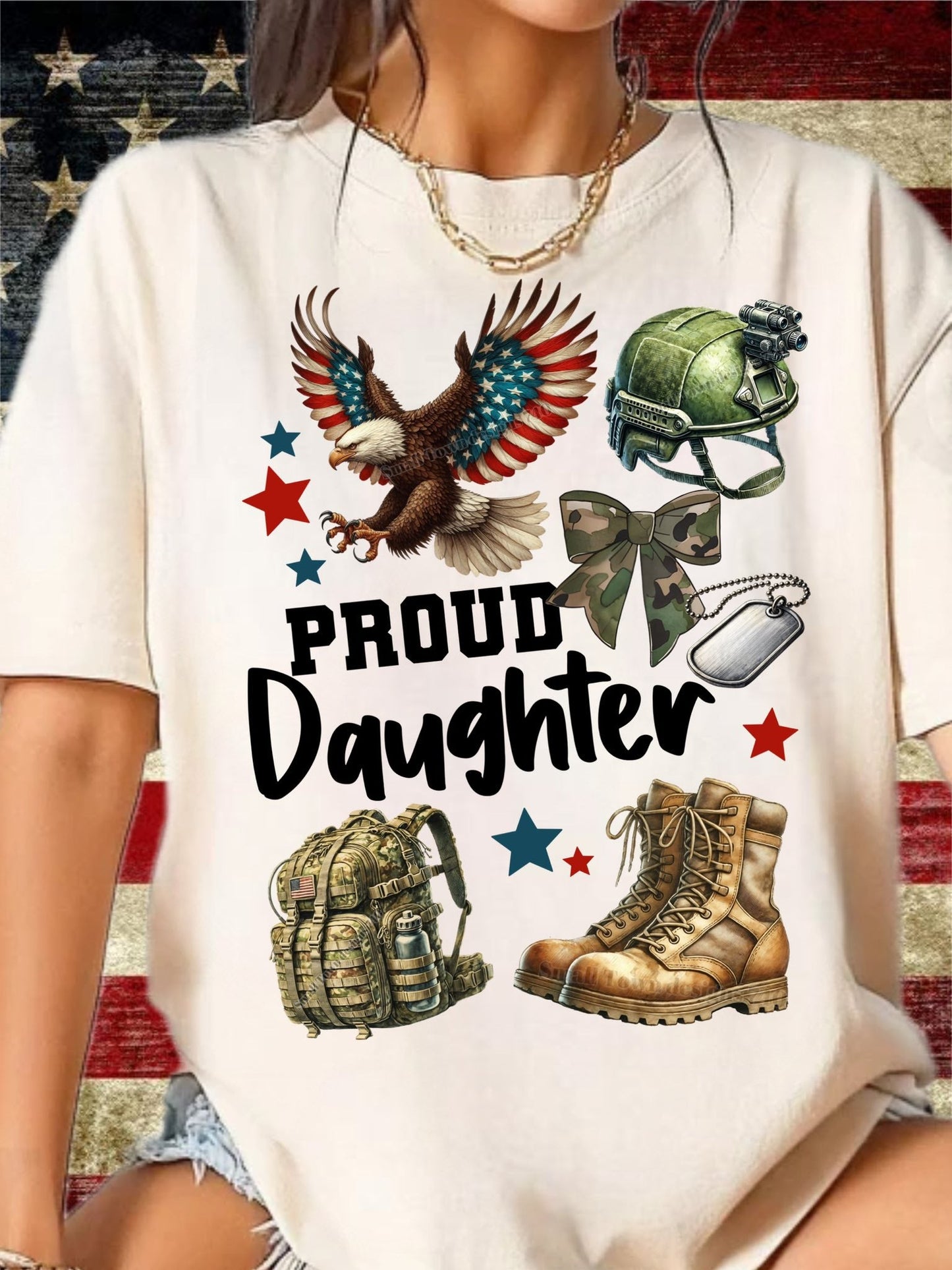 Proud Family matching Military T-shirts