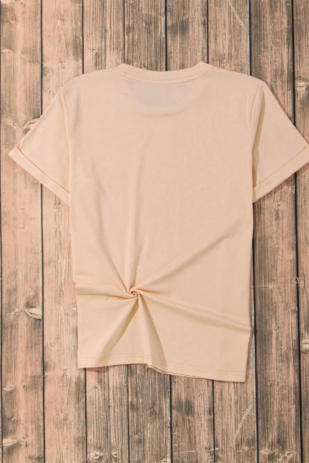 Trendsi Pumpkin Graphic T-Shirt Round Neck Relaxed Fit