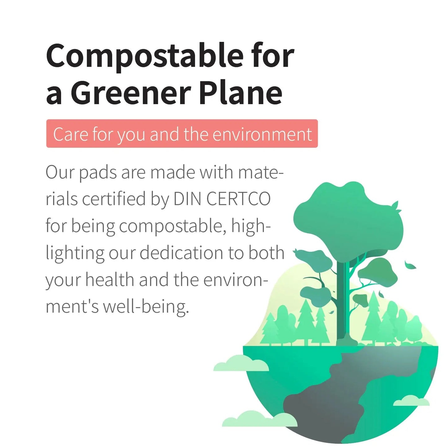 Pure Care Organic Herbal Infused Pads - Day Use