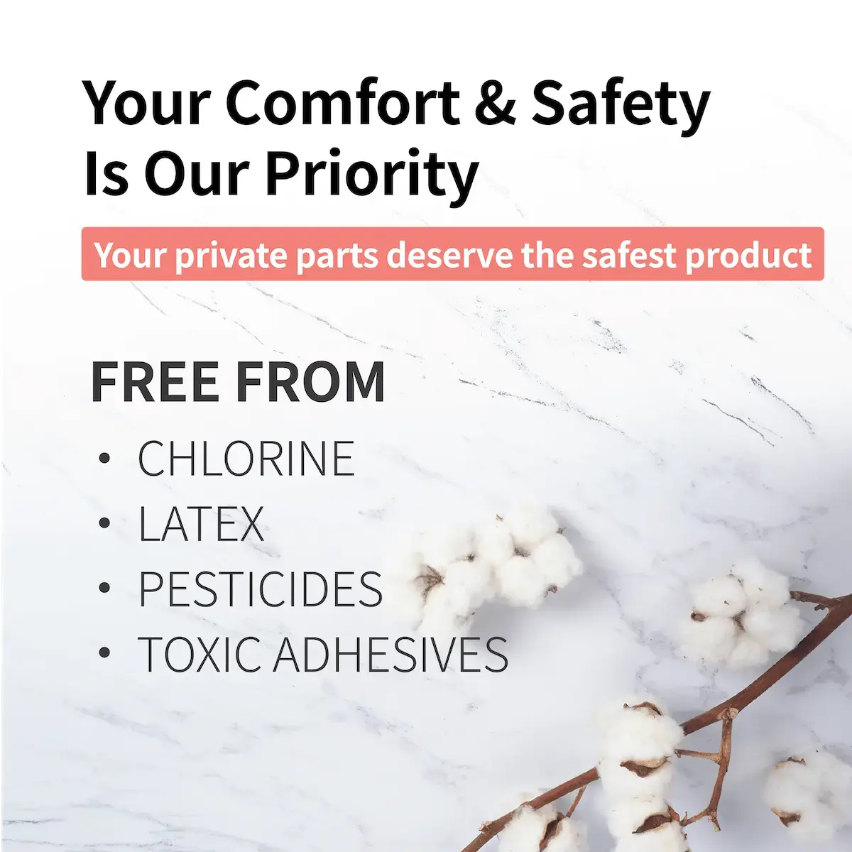 Pure Care Organic Herbal Infused Pads - Pantiliners