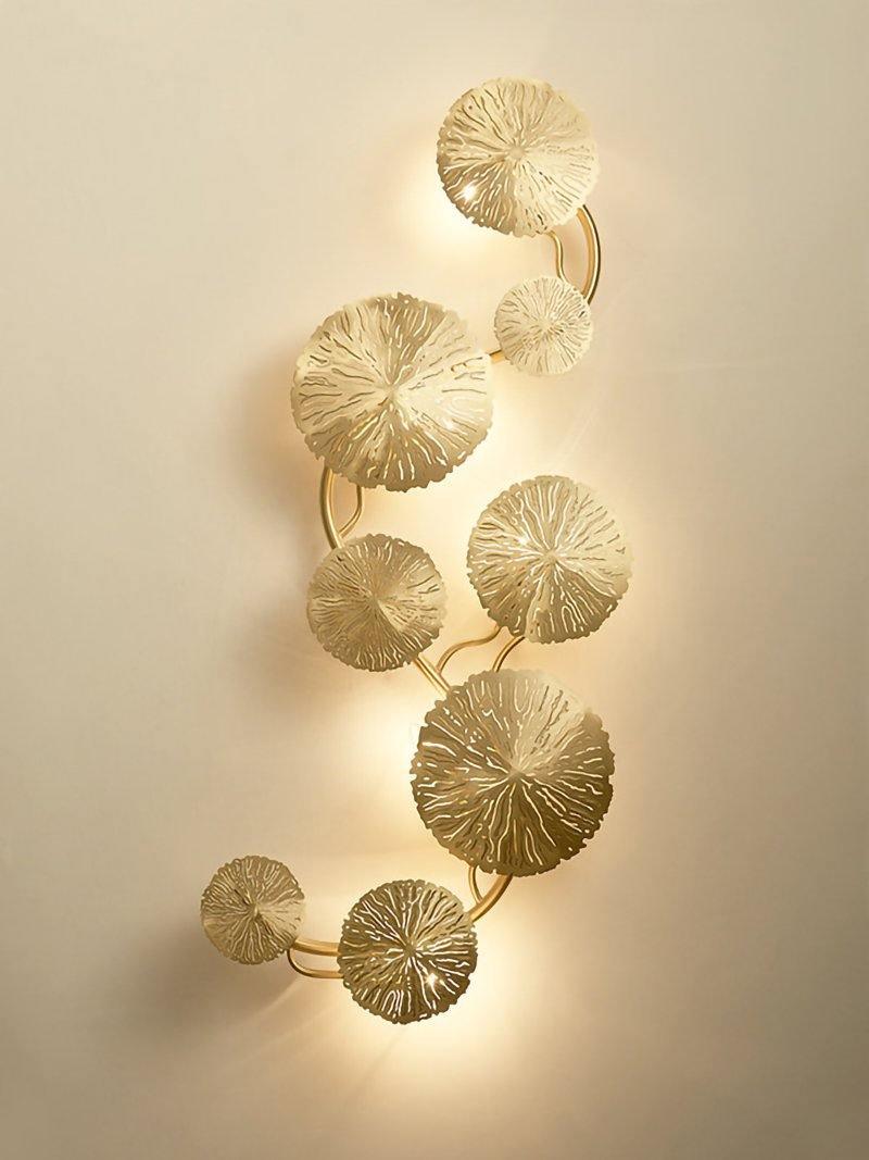 Aplique de pared Hoja de Loto