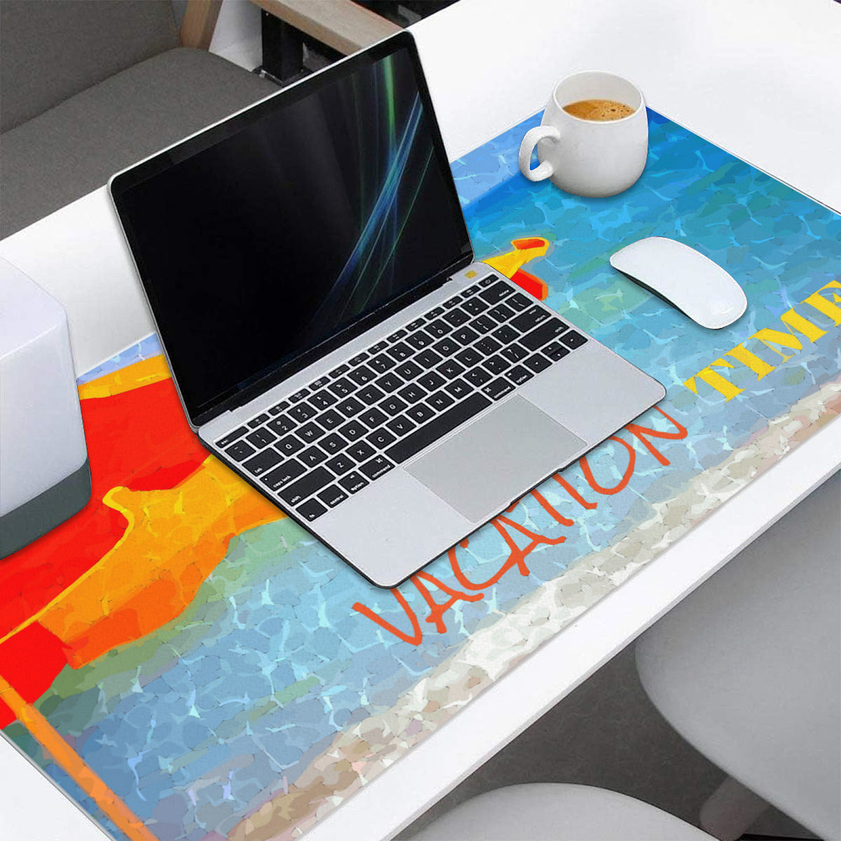 Vacation Time Beach Umbrella Mousepad Desk Mat - available in 2 sizes