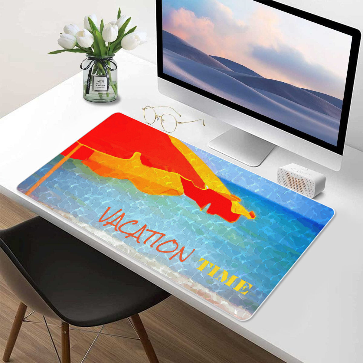 Vacation Time Beach Umbrella Mousepad Desk Mat - available in 2 sizes