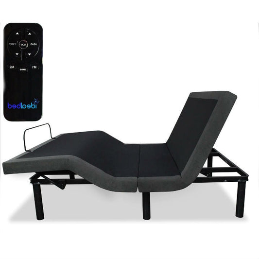 Base de cama ajustable tamaño queen con control remoto inalámbrico