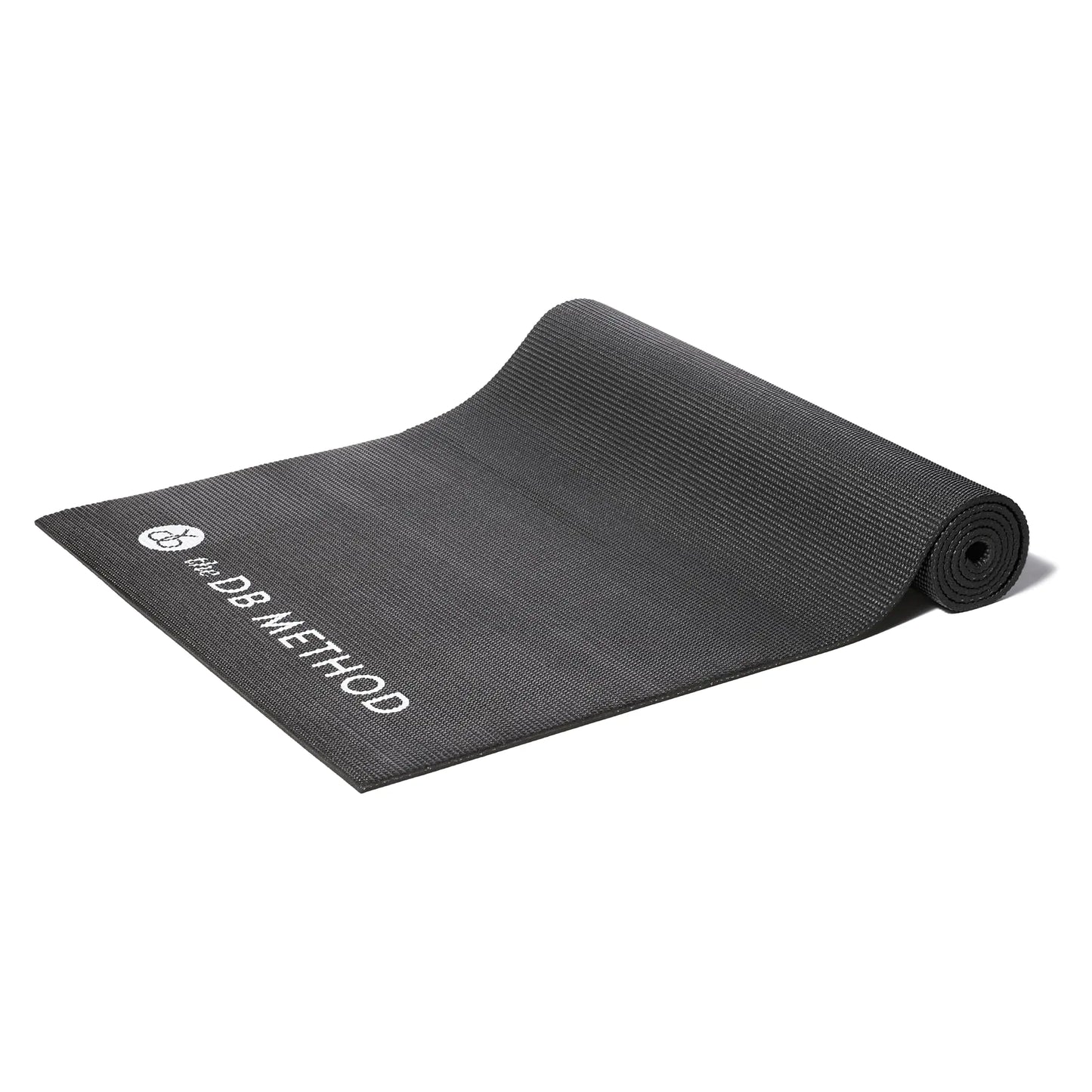 The DB Method Machine Yoga Mat for Home Gym Exercise Equipment Machine Stability Non Slip Indoor Mat for Pilates Stretching Fitness Bike or Squat Machine Floor Protector Mats Black