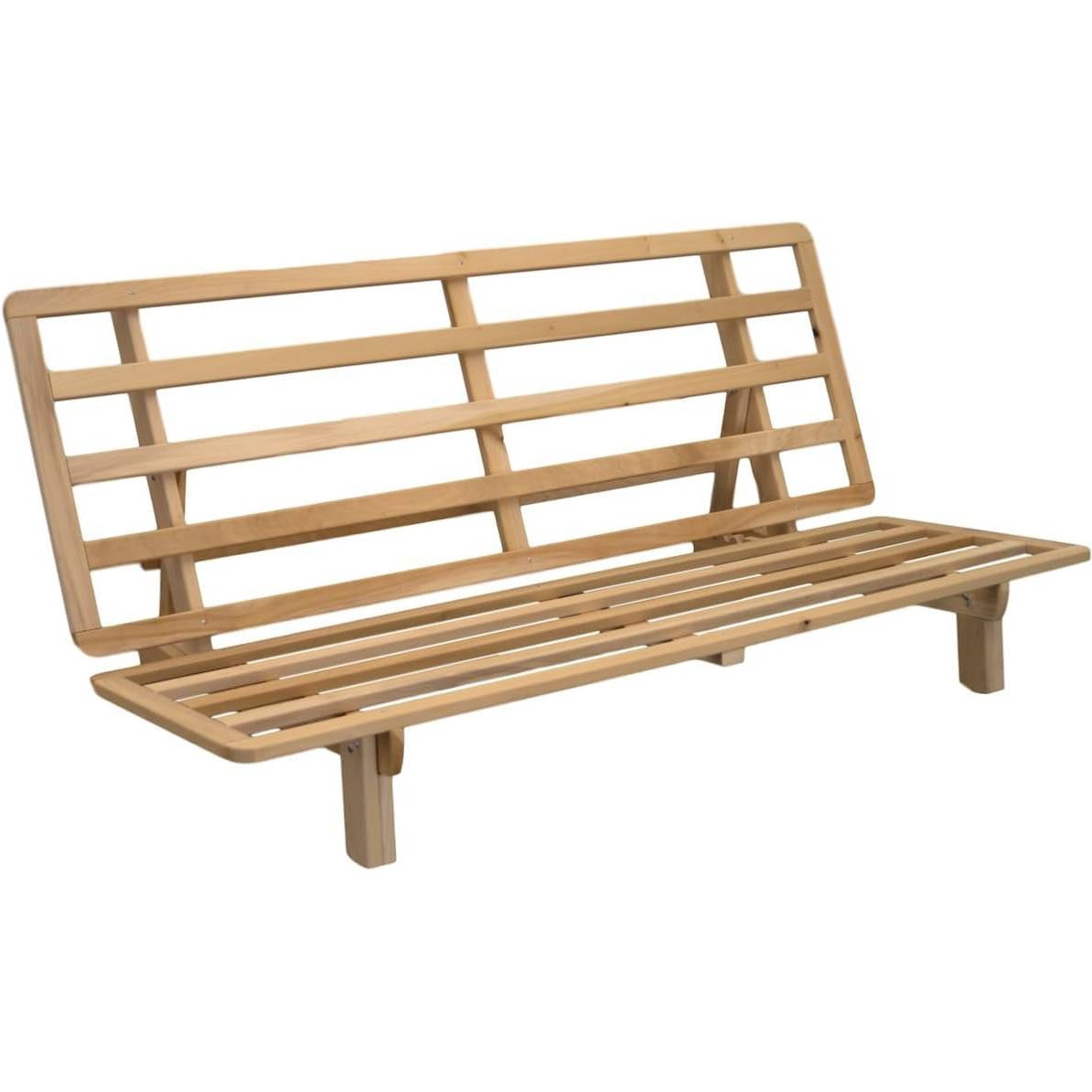 Sofá Cama Futón Queen Size de Madera Maciza - Hecho en EE. UU.