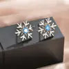 Pendientes de Plata S925 en Forma de Flor Elegantes y Versátiles