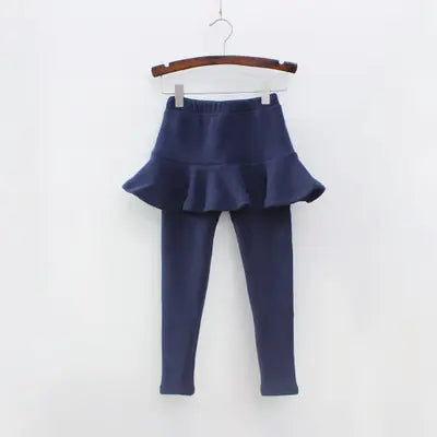 Winter Warmth Culottes for Girls - Two Piece Set