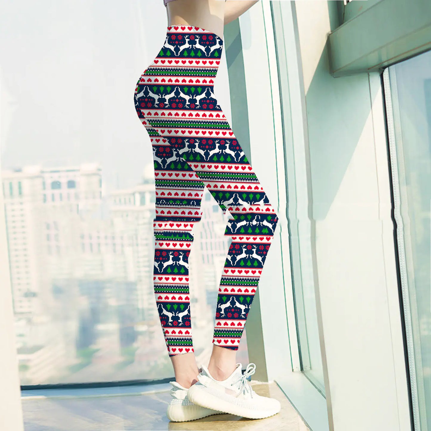 Personalized Christmas Leggings for Yoga Practice