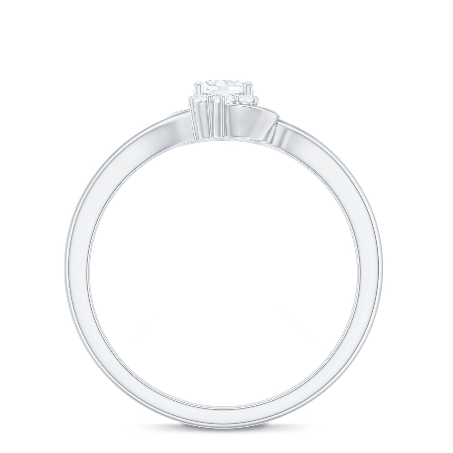 Brilliant Cut Certified Lab Grown Diamond Promise Ring For Her