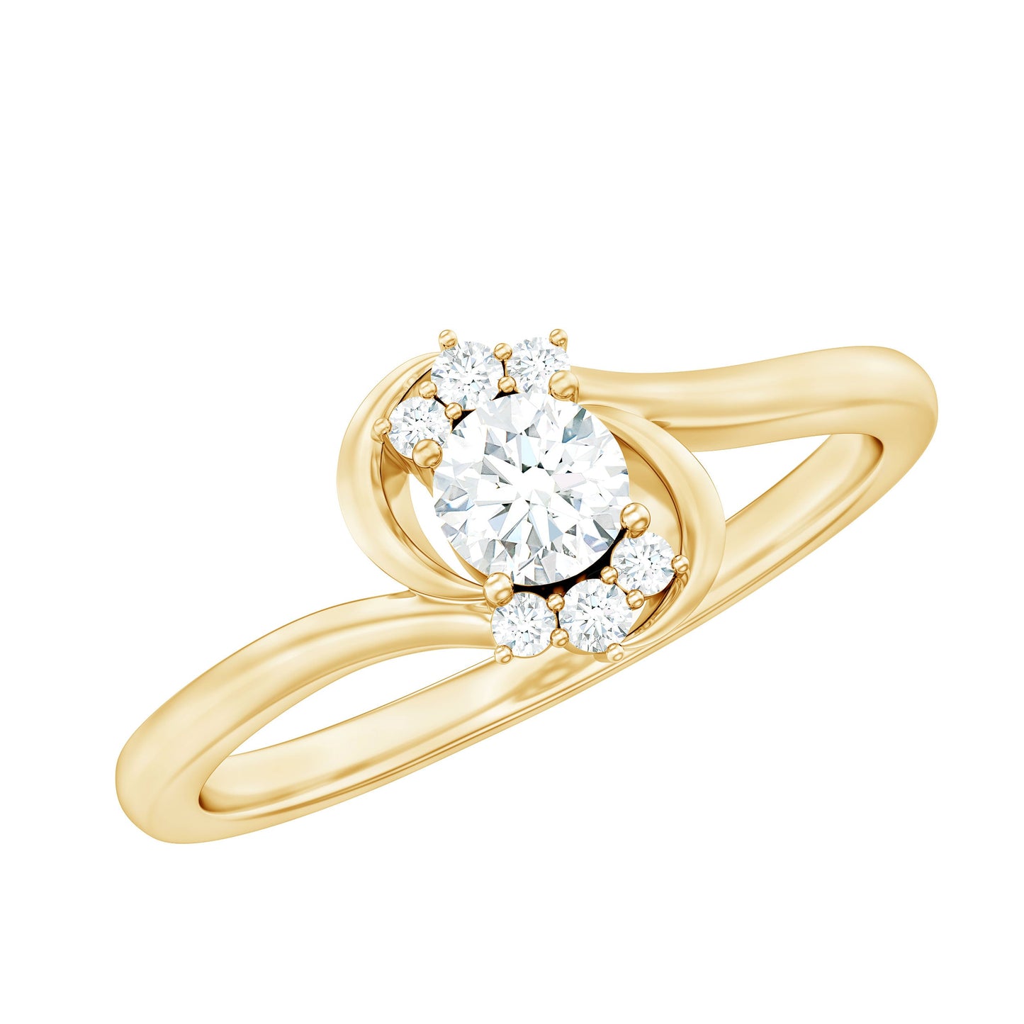 Brilliant Cut Certified Lab Grown Diamond Promise Ring For Her