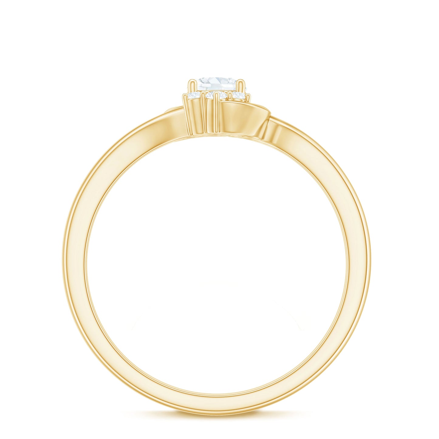 Brilliant Cut Certified Lab Grown Diamond Promise Ring For Her