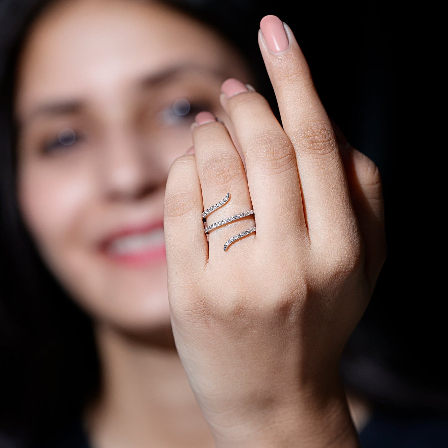 Certified Lab Grown Diamond Cocktail Ring For Women