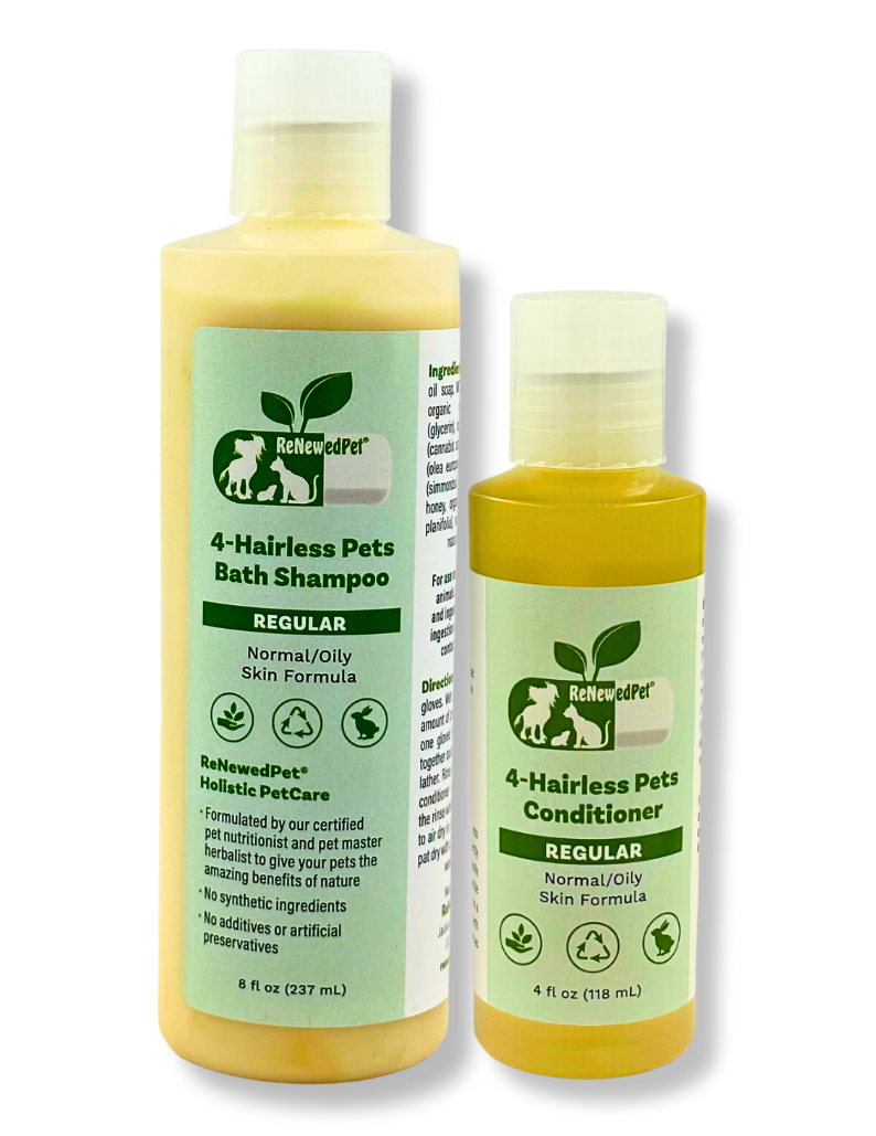 4-HAIRLESS PETS PETS REGULAR SHAMPOO & CONDITIONER