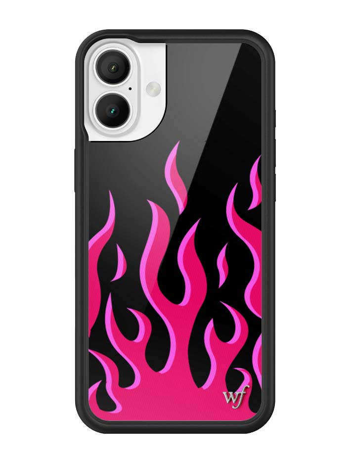 Flames | Black & Red iPhone Case