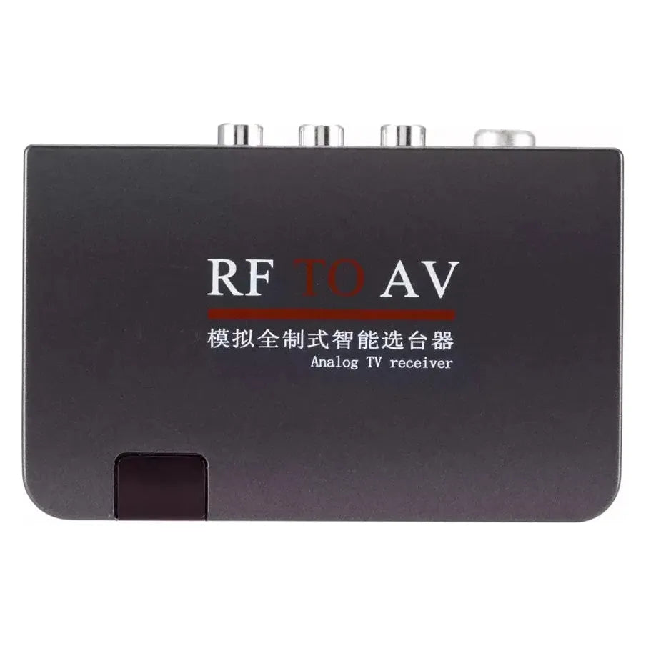 Adaptador de corriente modulador convertidor de receptor de TV analógico RF a AV con cable AV