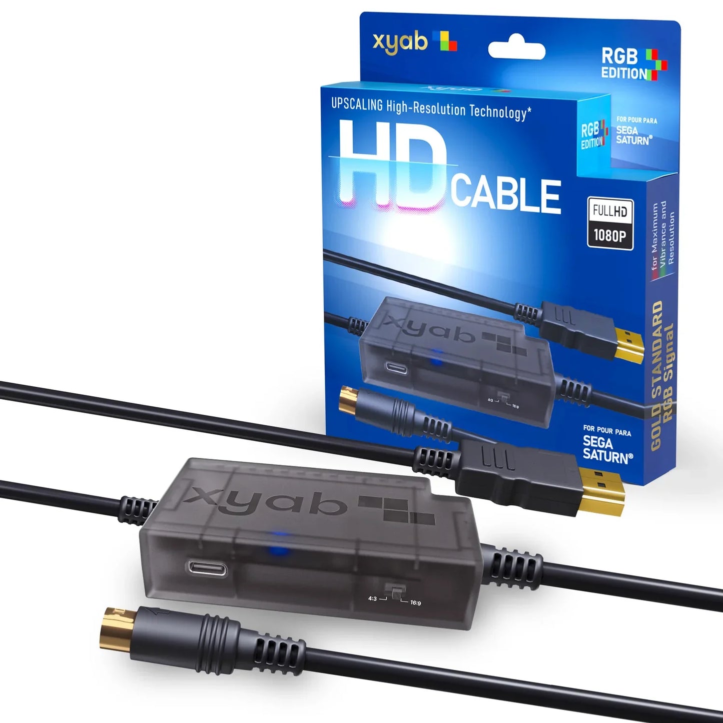 Cable de enlace RGB+ HD para Sega Saturn®