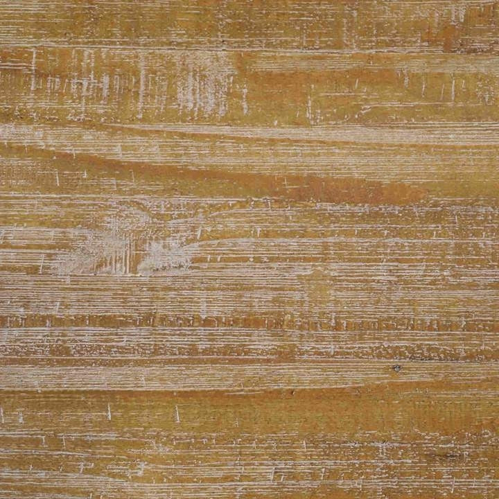 Cama de plataforma rústica FarmHome de pino macizo, tamaño Queen