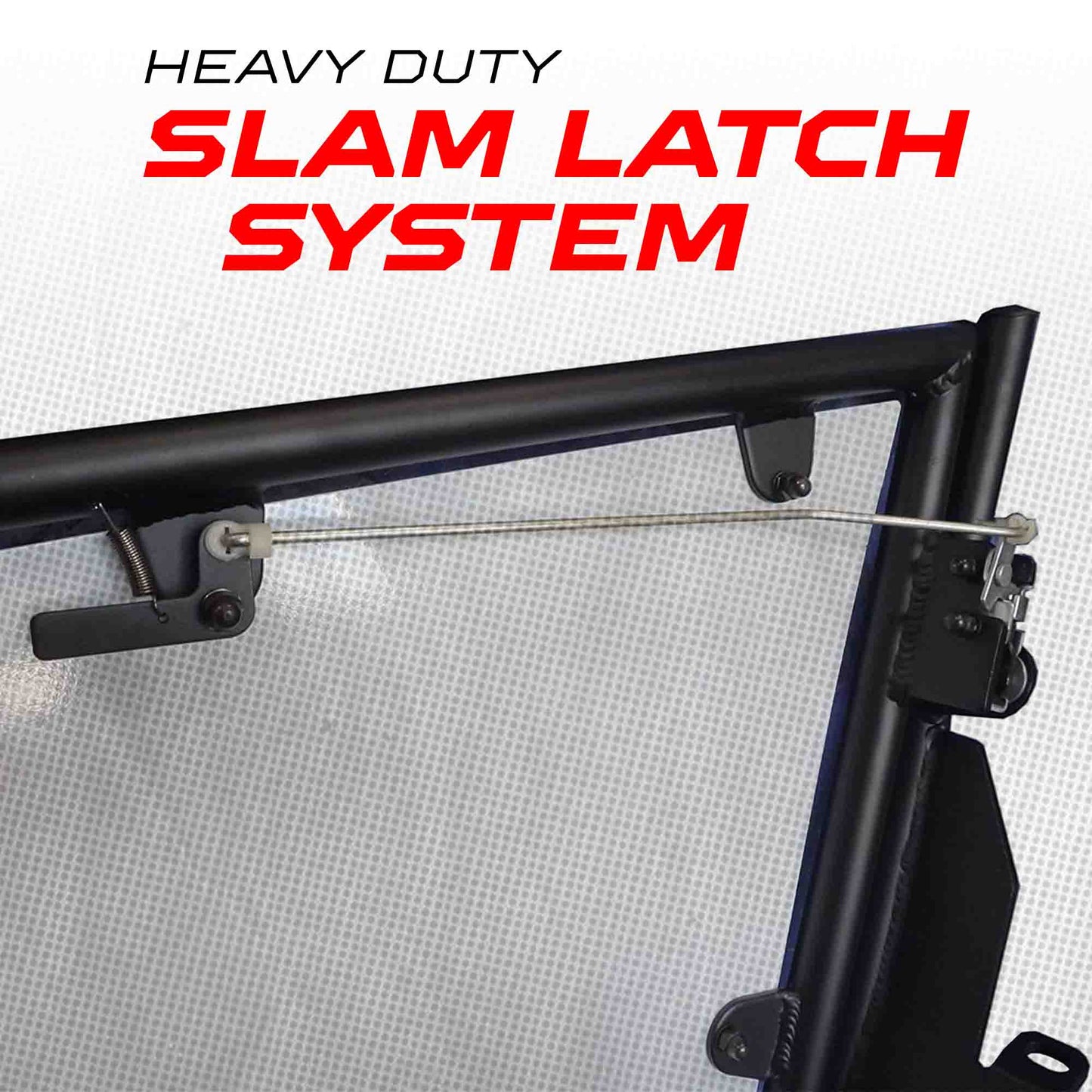 50 Cal RZR Doors Silver on Black