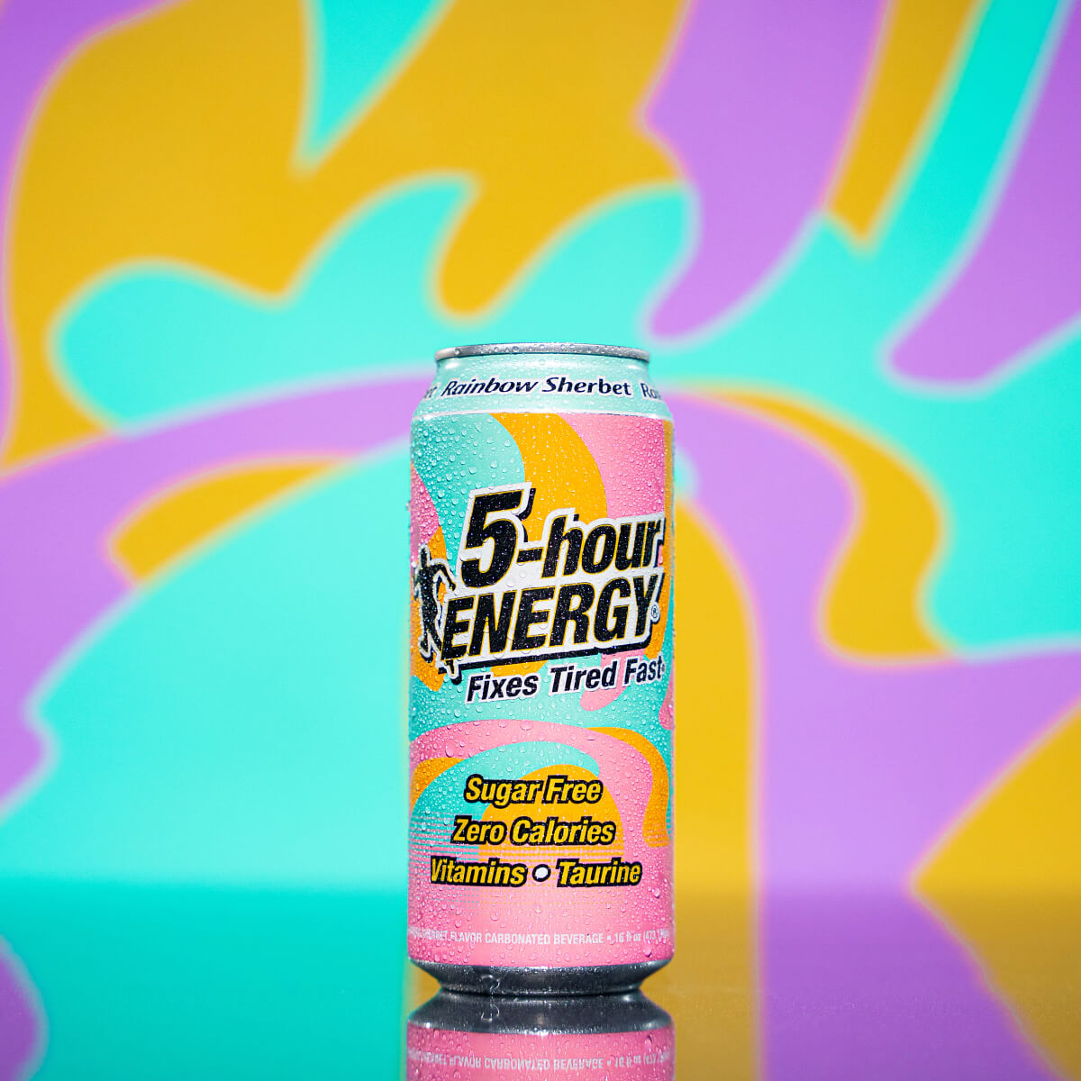 Bebida energética 5-hour ENERGY de fuerza extra con sabor a sorbete de arcoíris, paquete de 12 unidades