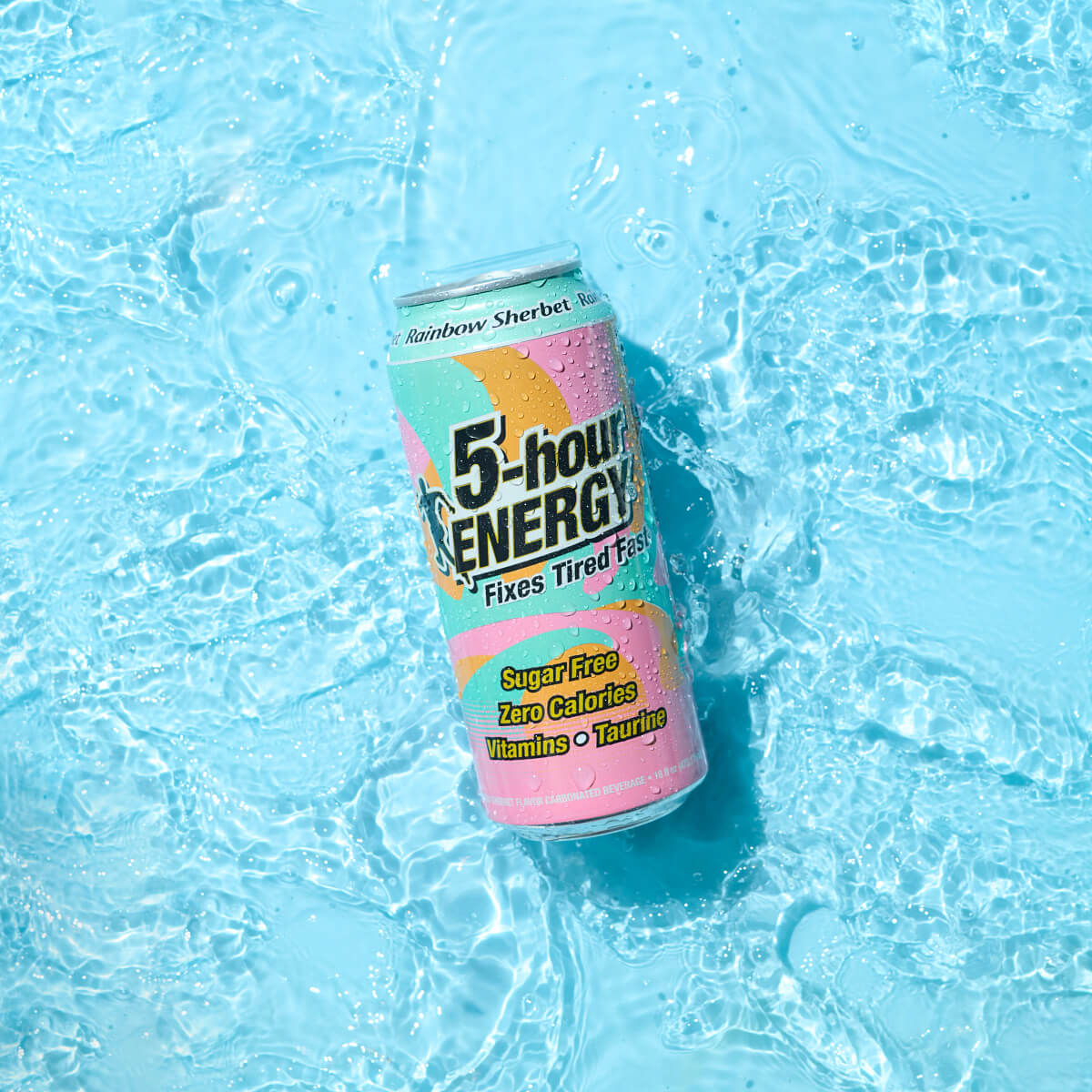 Bebida energética 5-hour ENERGY de fuerza extra con sabor a sorbete de arcoíris, paquete de 12 unidades