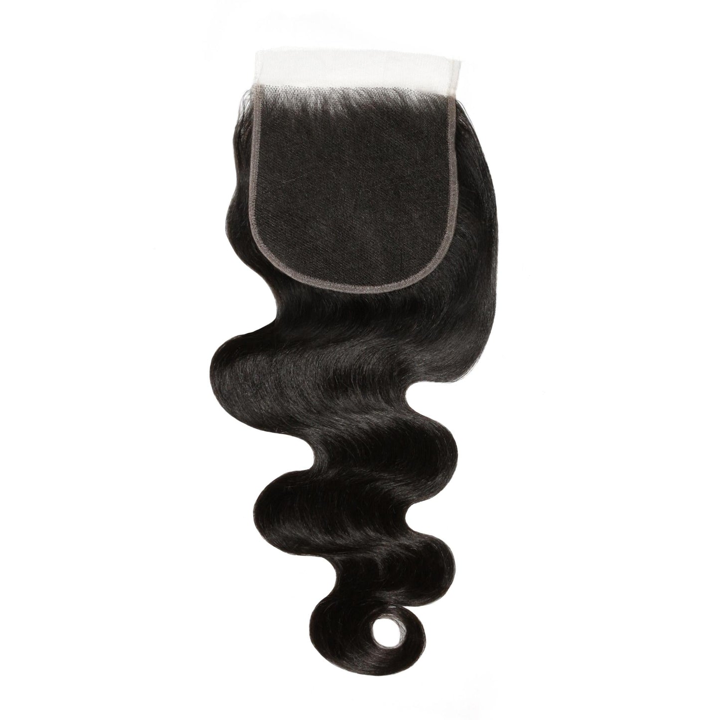 Cierre de encaje HD de cabello humano natural Raw Body Wave 5x5