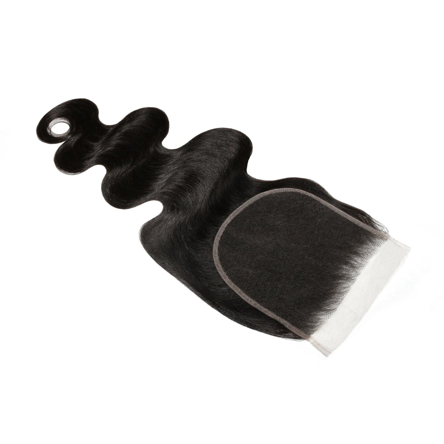 Cierre de encaje HD de cabello humano natural Raw Body Wave 5x5