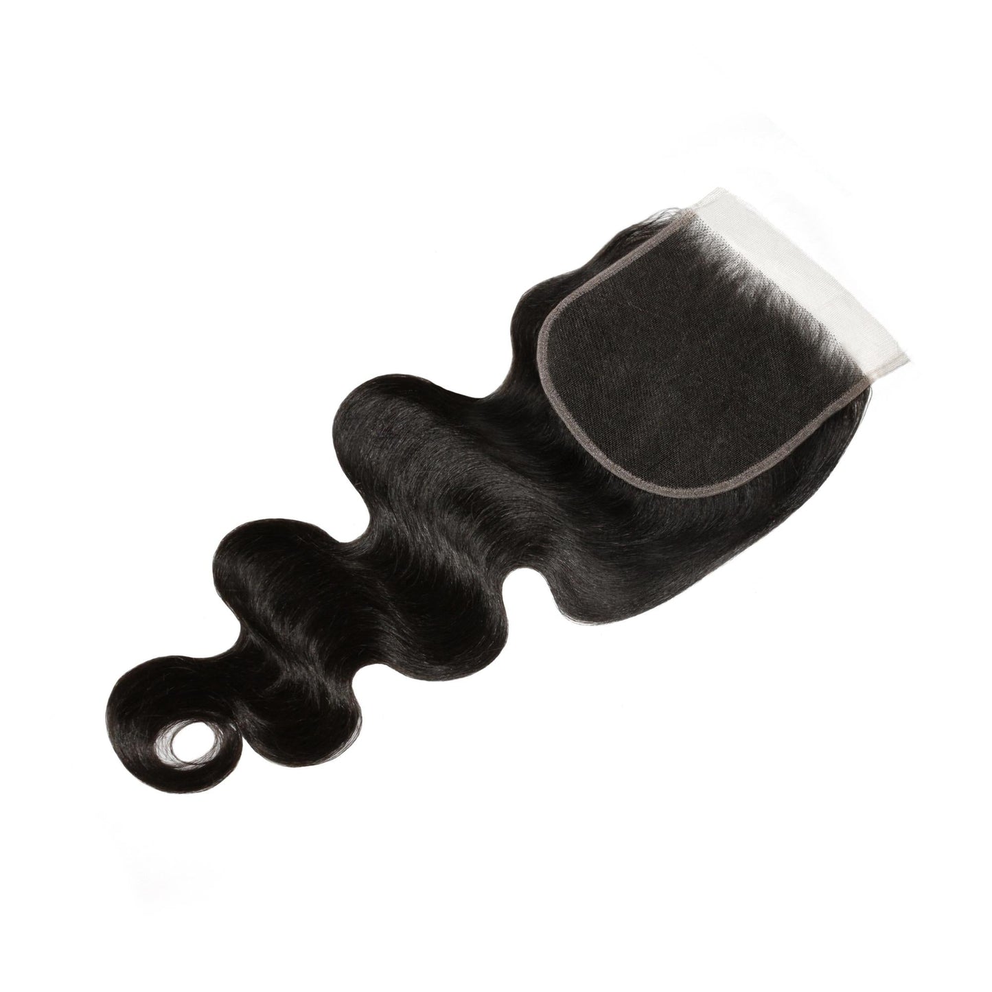 Cierre de encaje HD de cabello humano natural Raw Body Wave 5x5