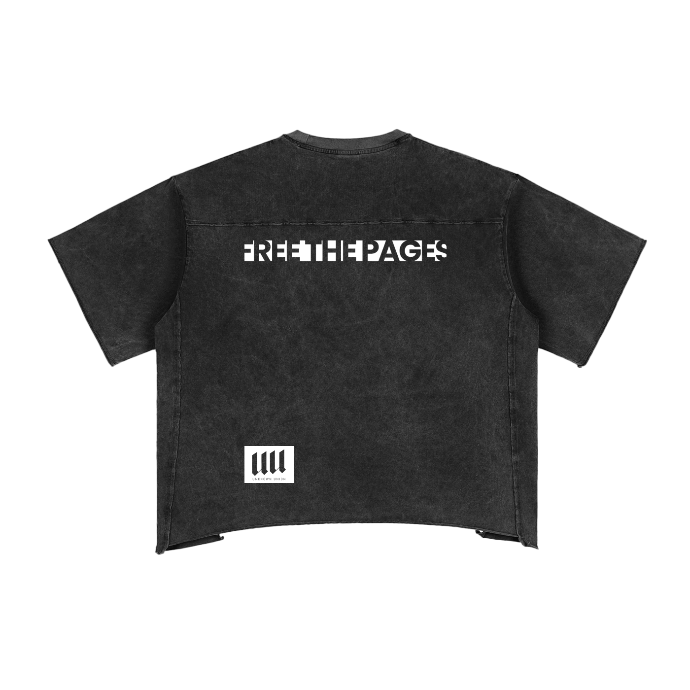 Camiseta cuadrada de borde sin rematar Contraband