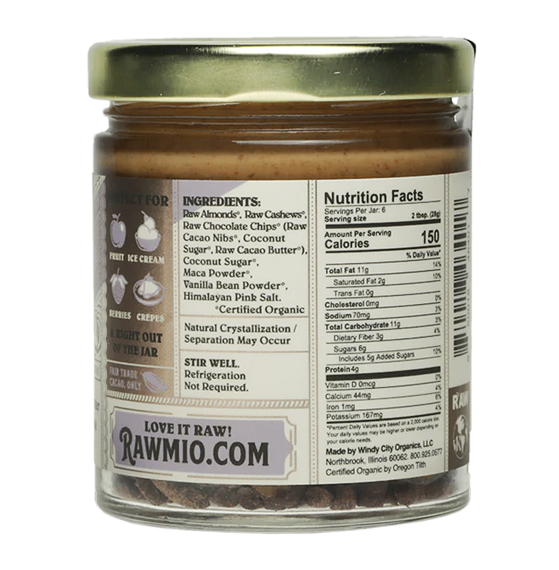 Almond Chocolate Chip Cookie Dough Spread
