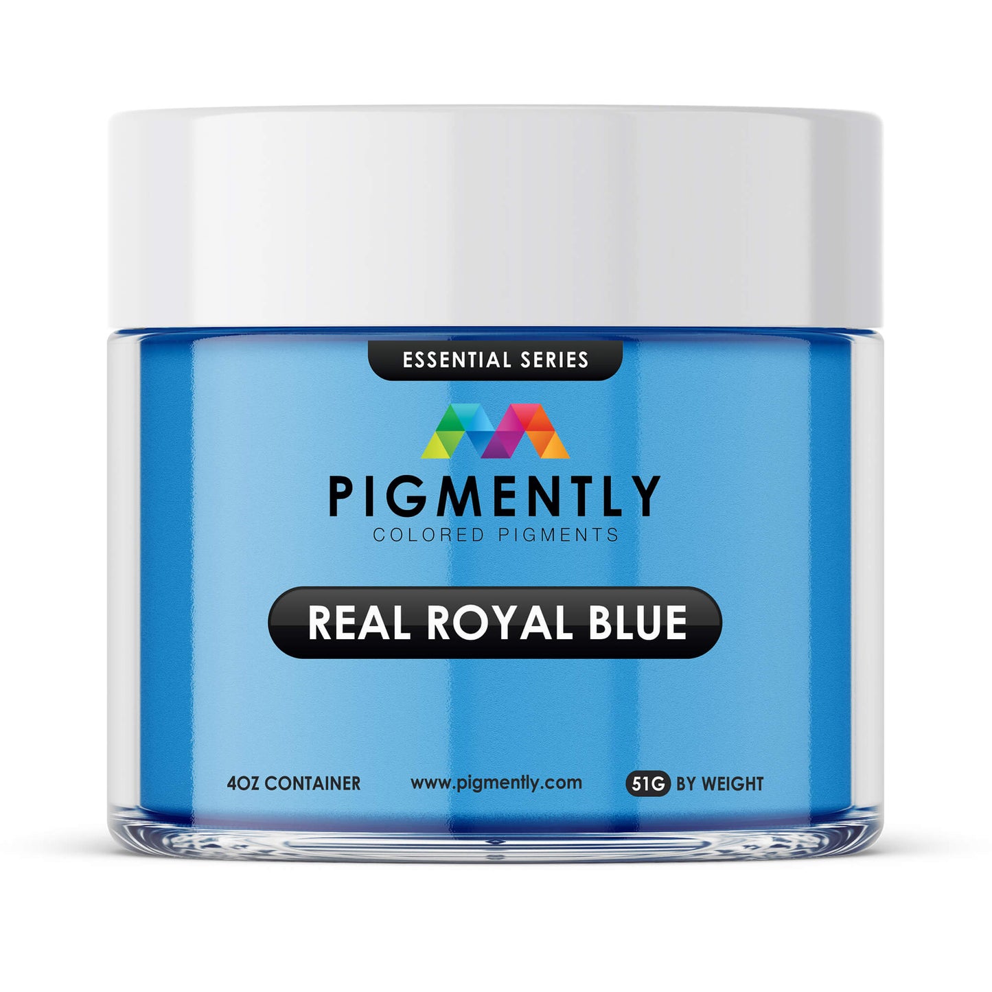 Pigmento en polvo epoxi azul real verdadero