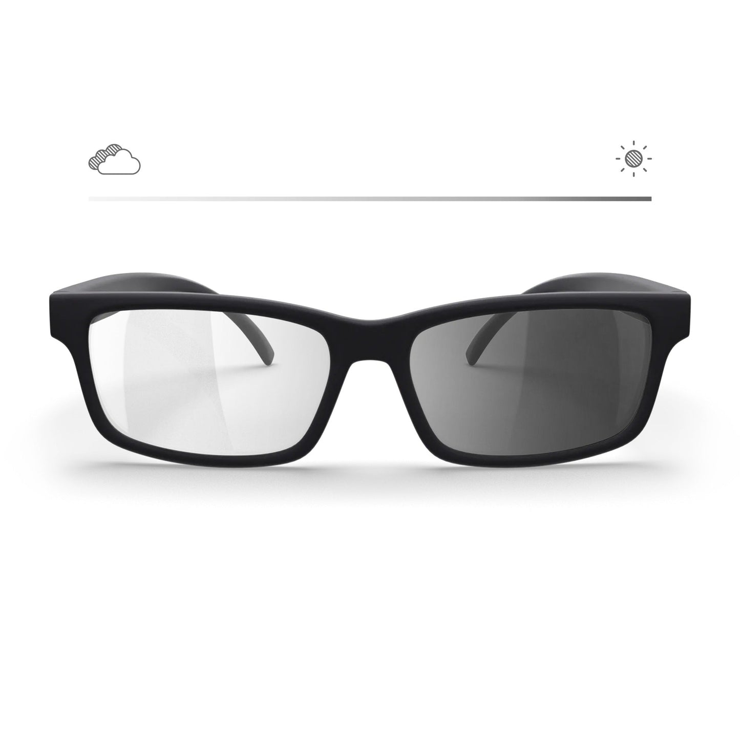 Rectangle Transitions® Xtra Active Prescription Sunglasses