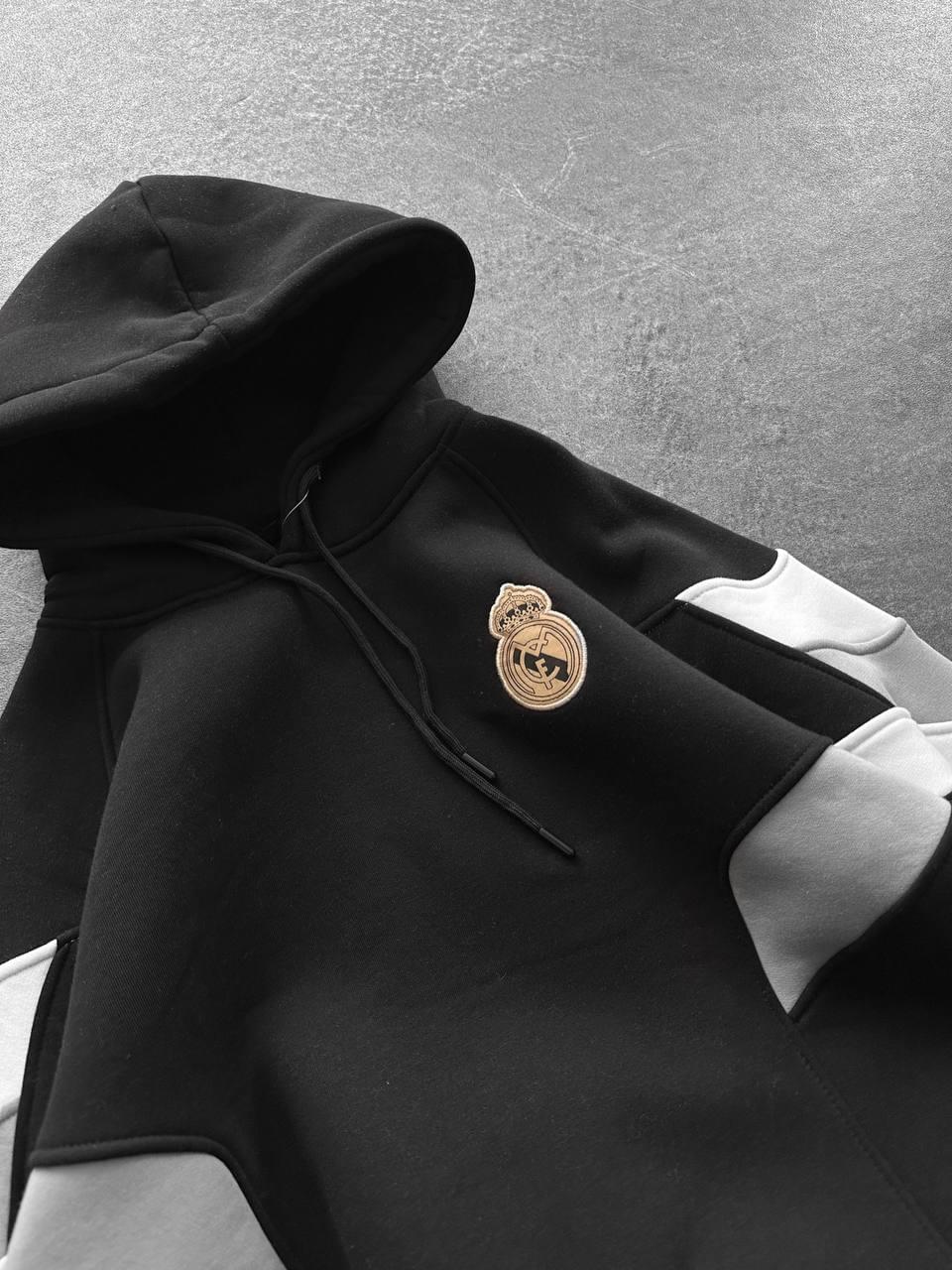 Real Madrid Hooded Oversized Sweatshirt - Stylish and Comfortable