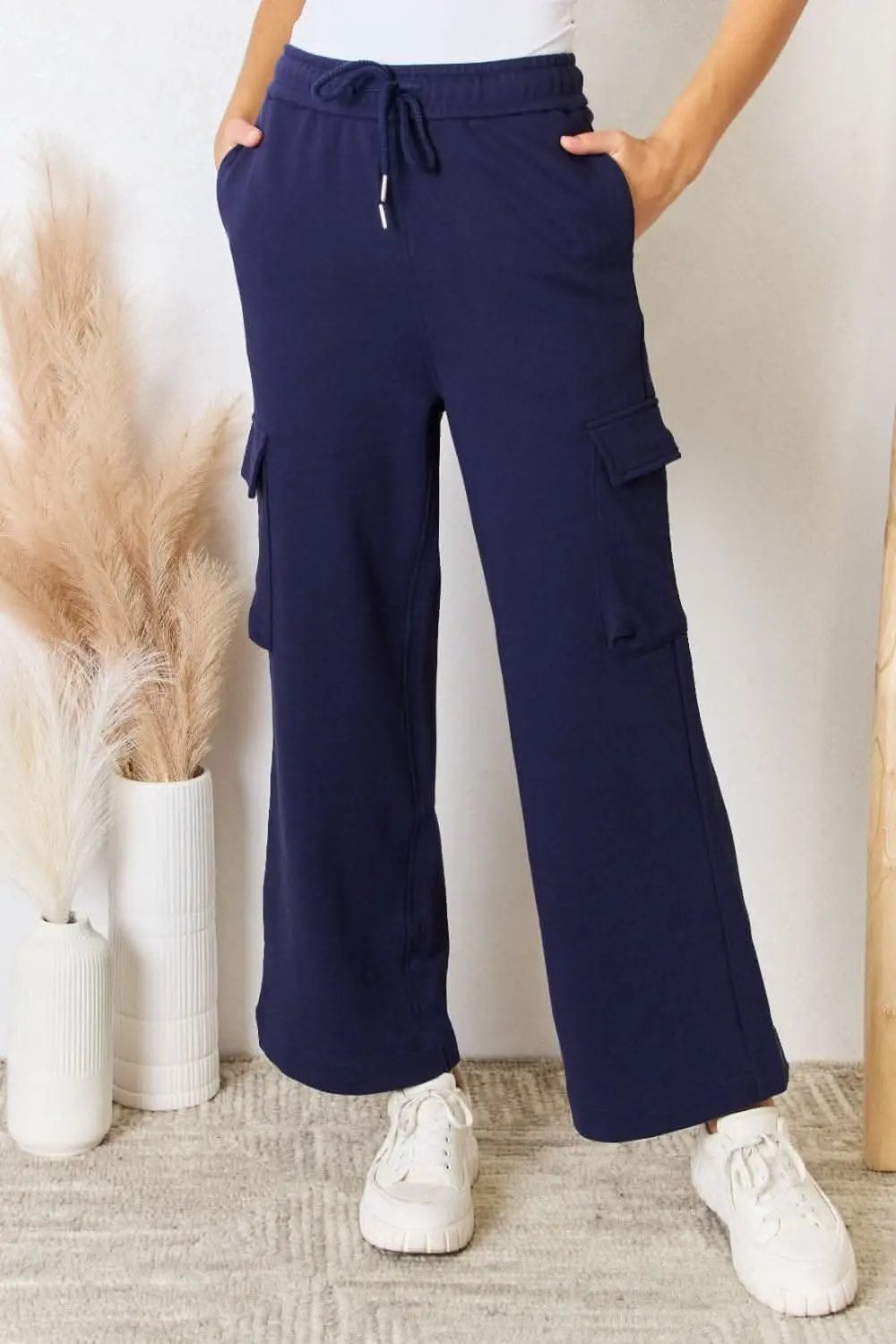Trendsi Risen Relaxed Cargo Pants Wide Leg — Breathable Comfort