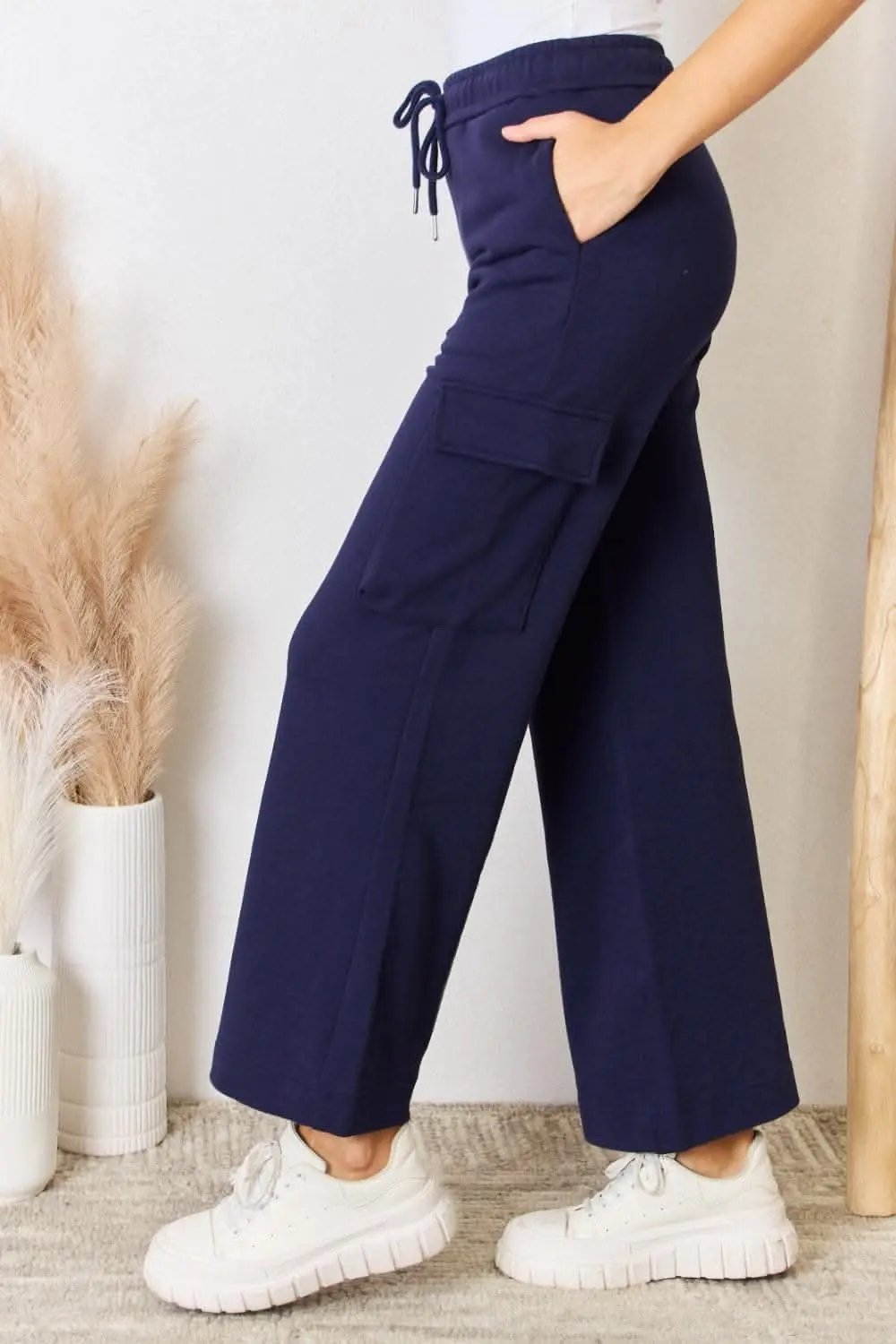 Trendsi Risen Relaxed Cargo Pants Wide Leg — Breathable Comfort