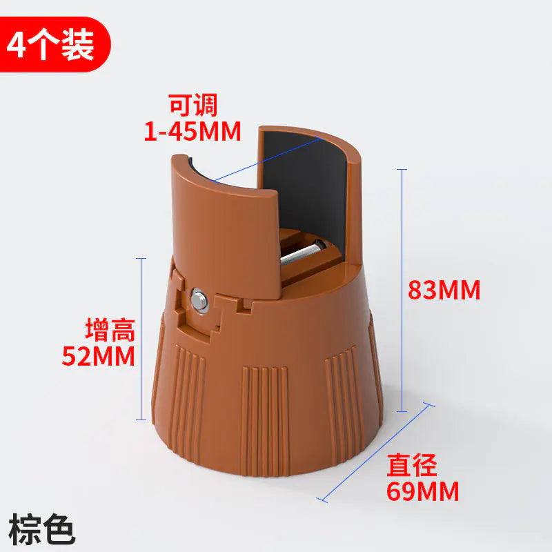 Adjustable Furniture Leg Risers for Tables and Desks
