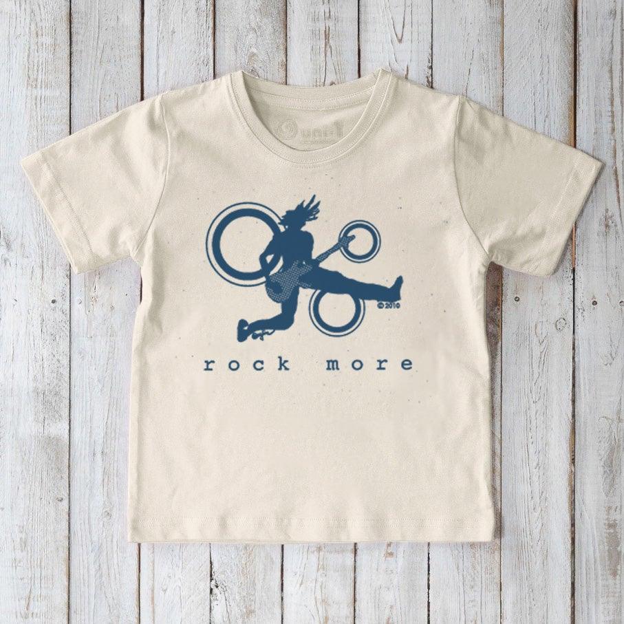 "Rock More" Guitar T-Shirt for Kids