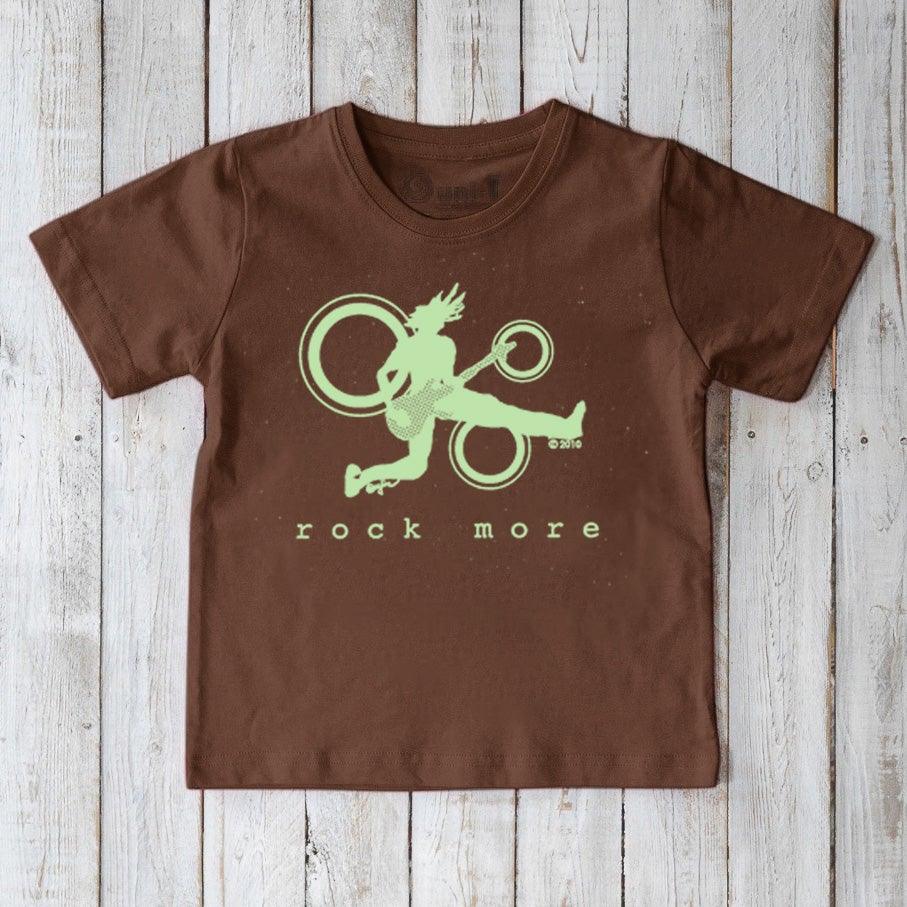 "Rock More" Guitar T-Shirt for Kids