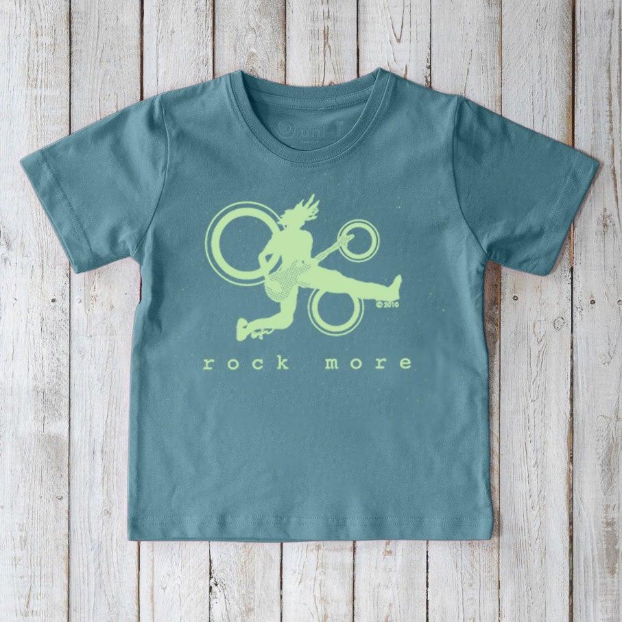 "Rock More" Guitar T-Shirt for Kids