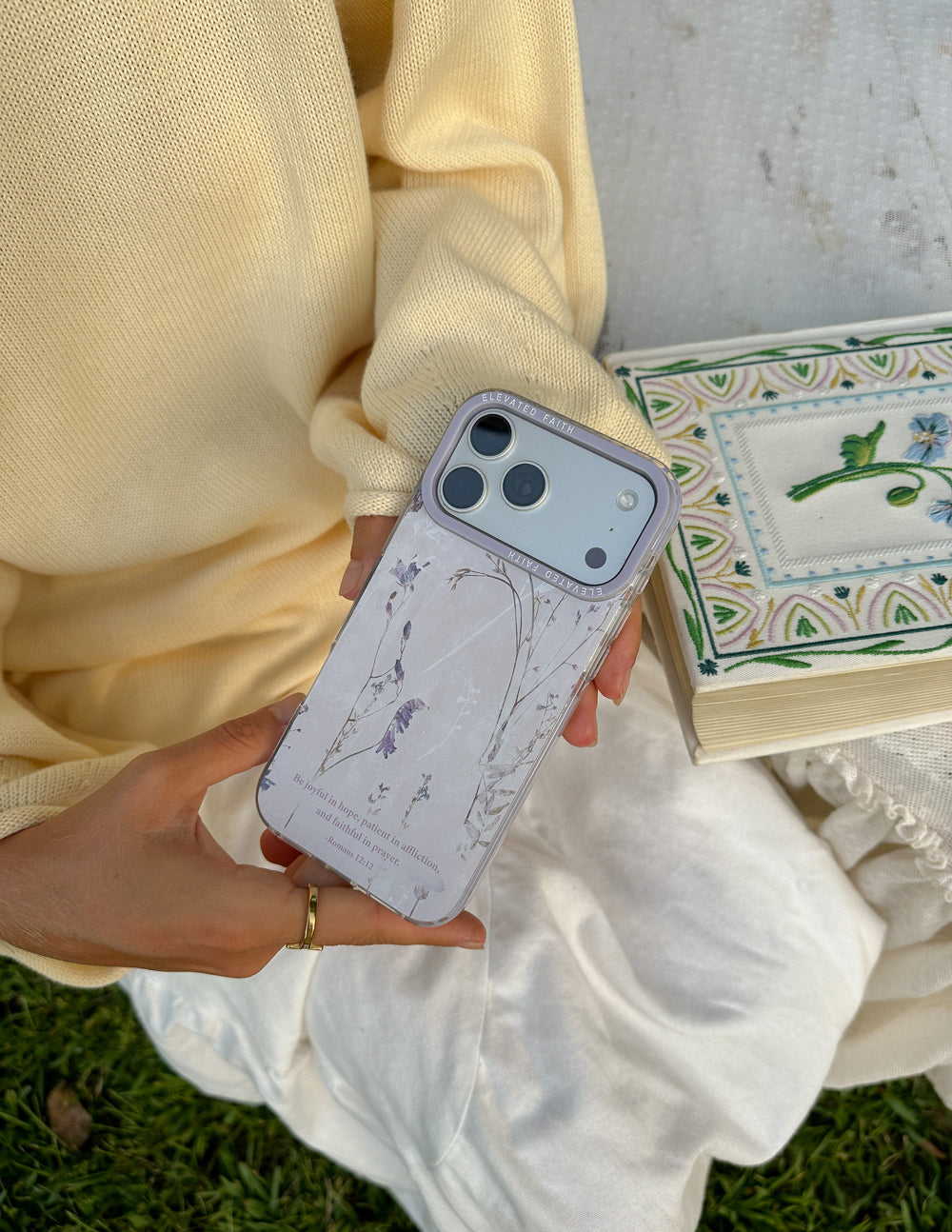 Funda para teléfono de Romanos 12:12