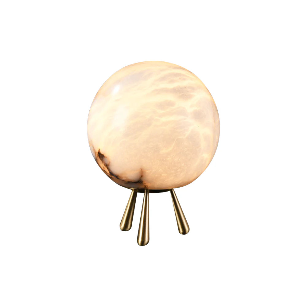 Lámpara de mesa Romi Alabaster