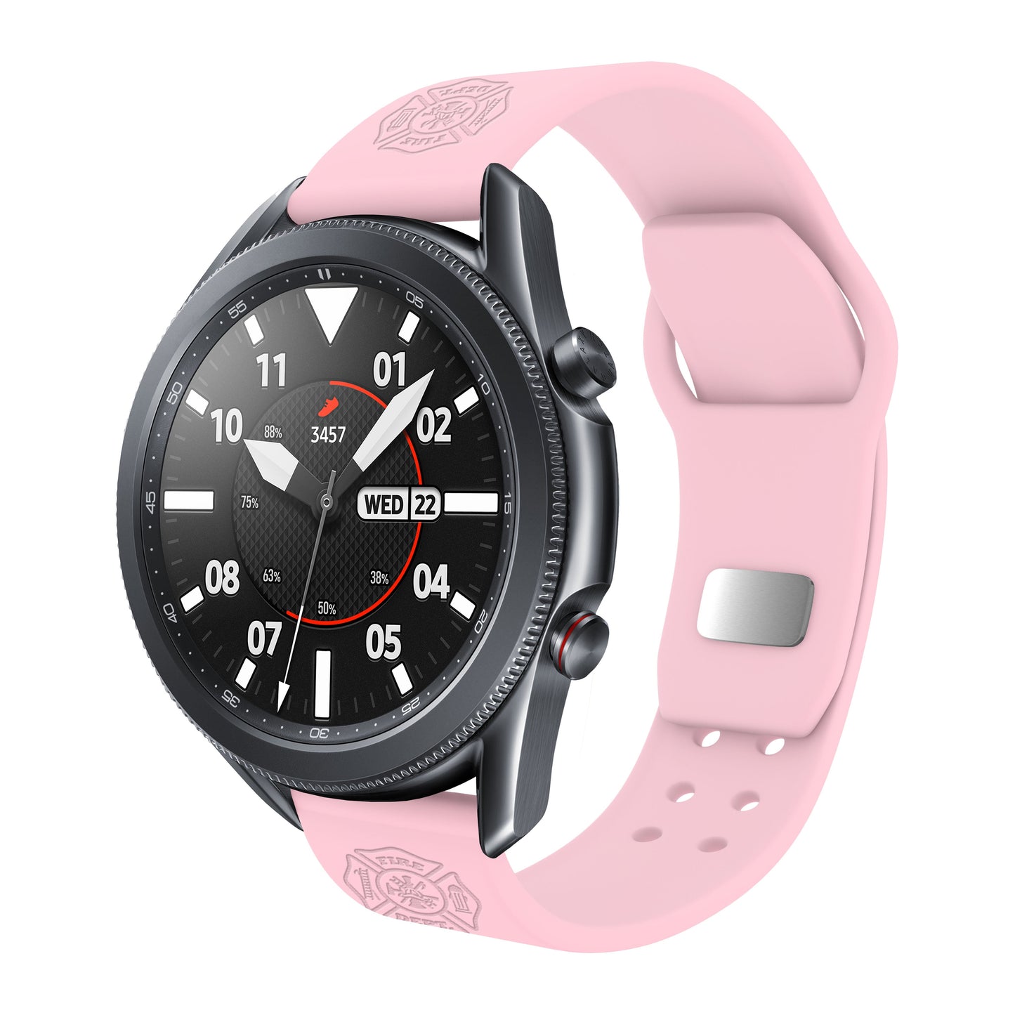 Firefighter First Responder  Watchband for Samsung, Garmin, Fossil, and More for Samsung, Garmin, Fossil, and More