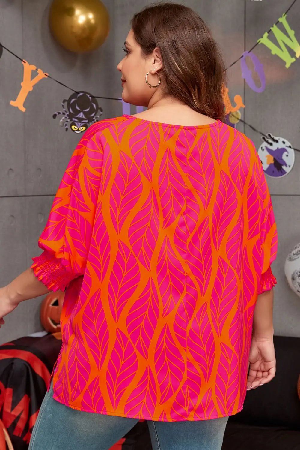 Love Salve Rose Blouse Plus Size — Lightweight Daily Top