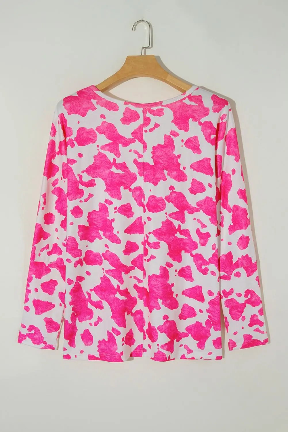 Love Salve Women's Plus Size Top Rose Leopard Print — Western Fall Style
