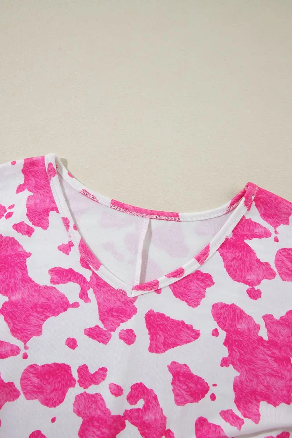 Love Salve Women's Plus Size Top Rose Leopard Print — Western Fall Style