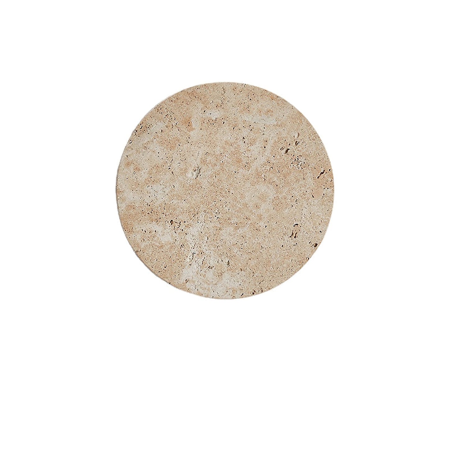 Yellow Travertine Round Wall Lamp
