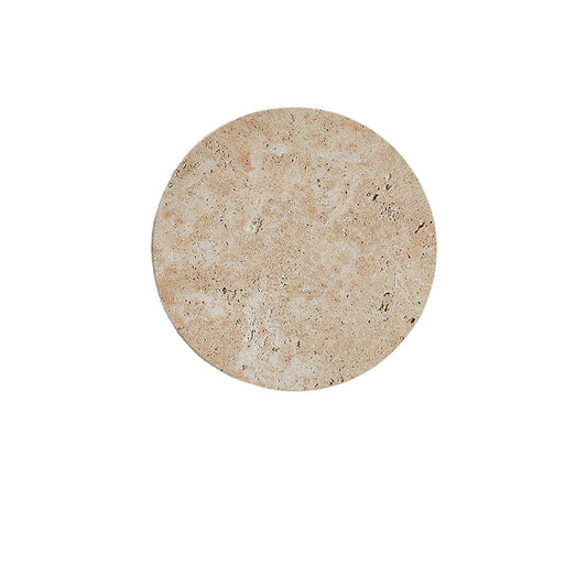 Yellow Travertine Round Wall Lamp